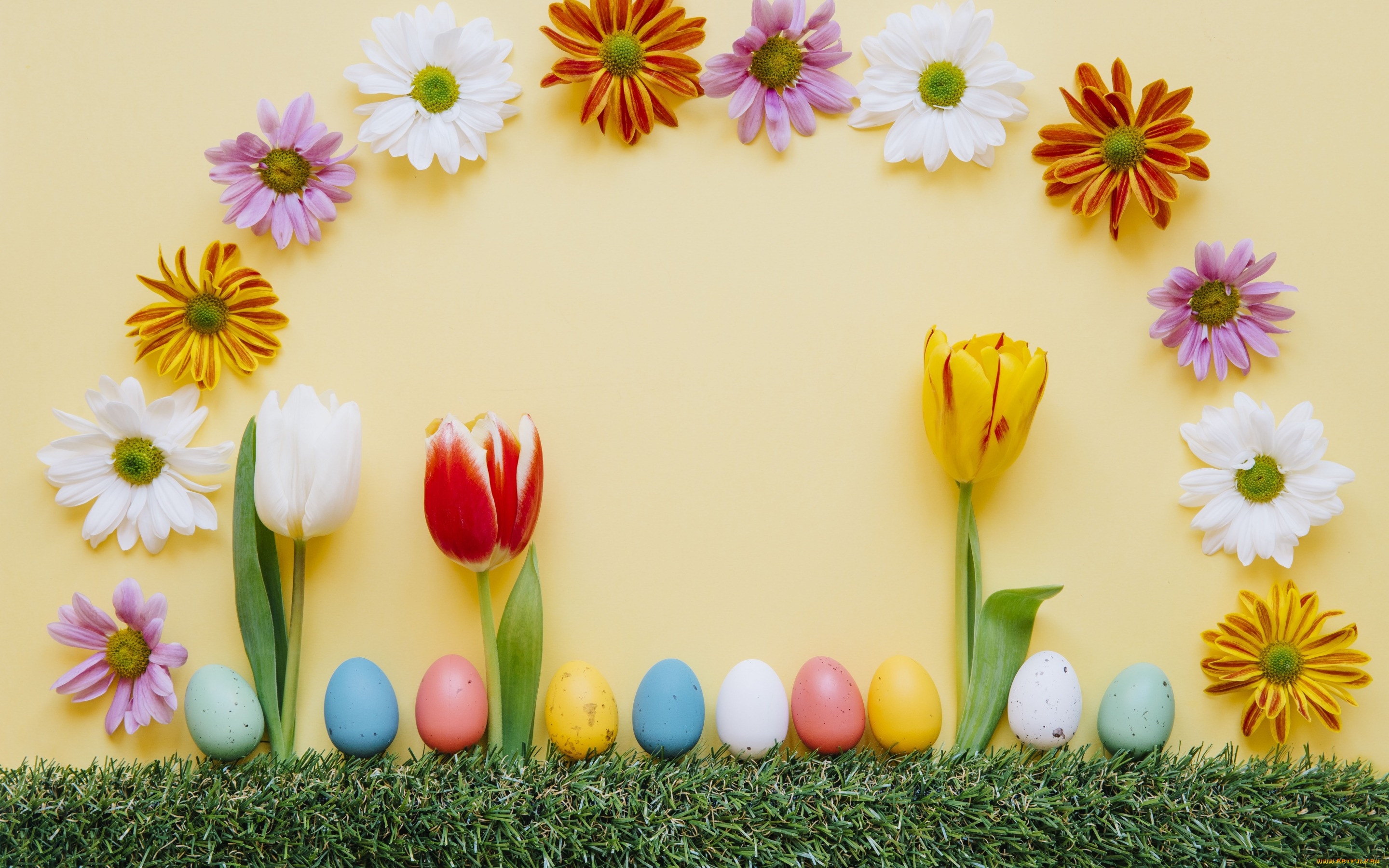, , , , decoration, happy, , tulips, , easter, colorful, , , , eggs, spring, flowers